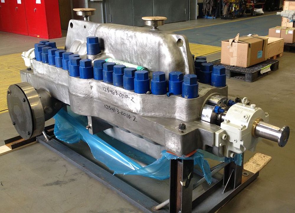 Sulzer Bingham 6 x 8 x 13.5 Horizontal Duplex Split Case Pump