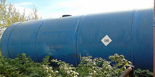 18,000 Gallon Steel Tank