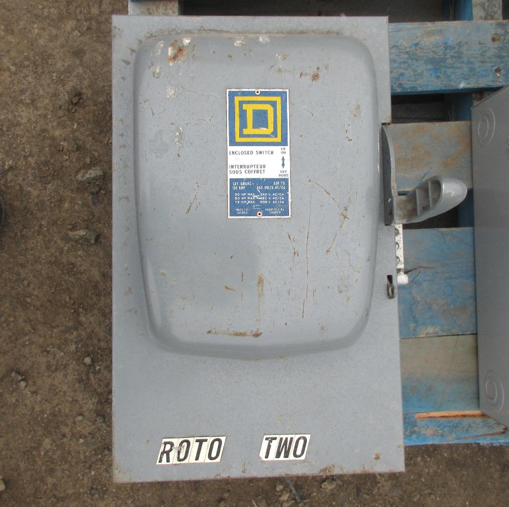 Desconectador Fusible Square D de 100A