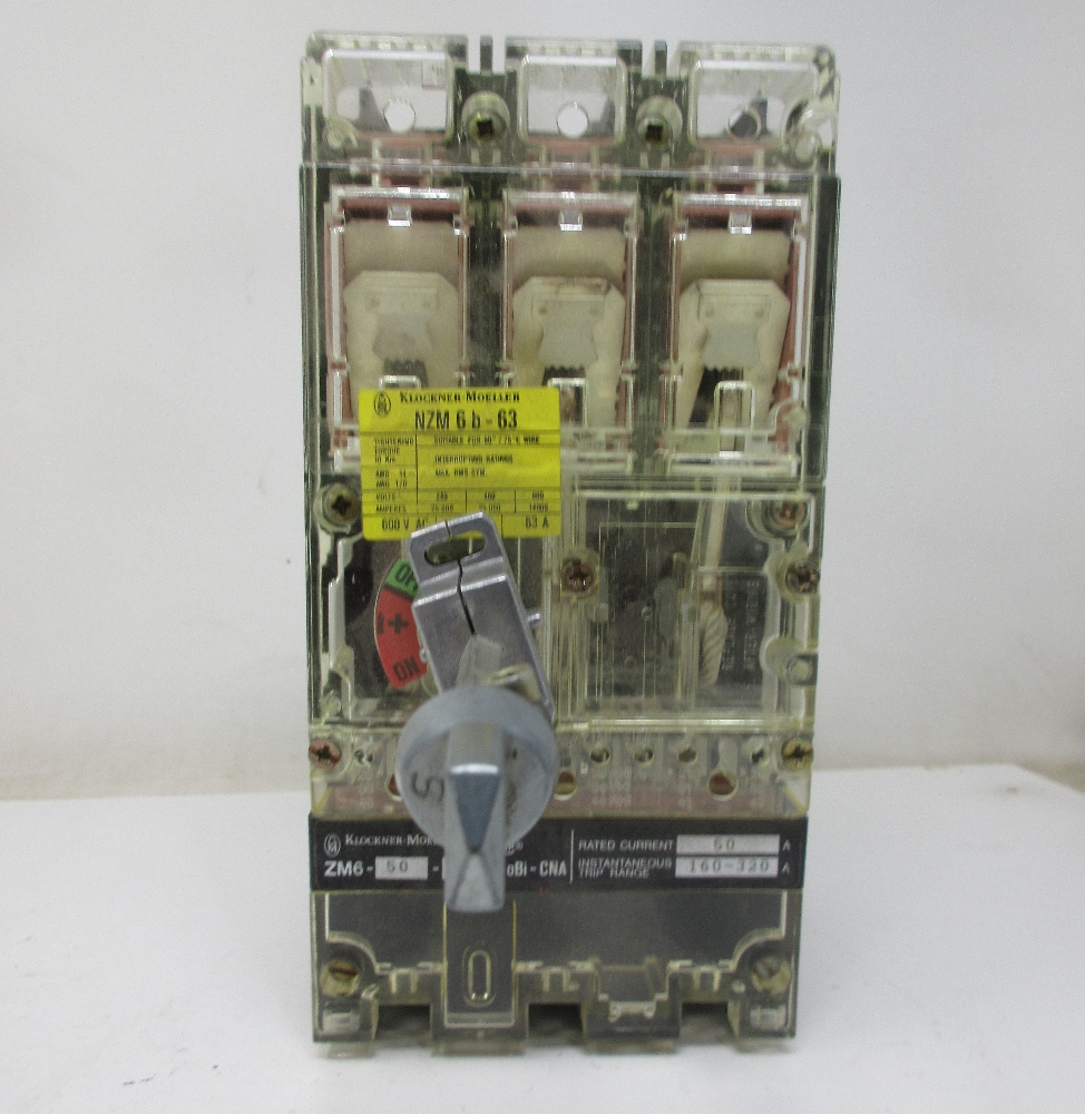 Klockner Moeller NZM 50 Amp Breaker