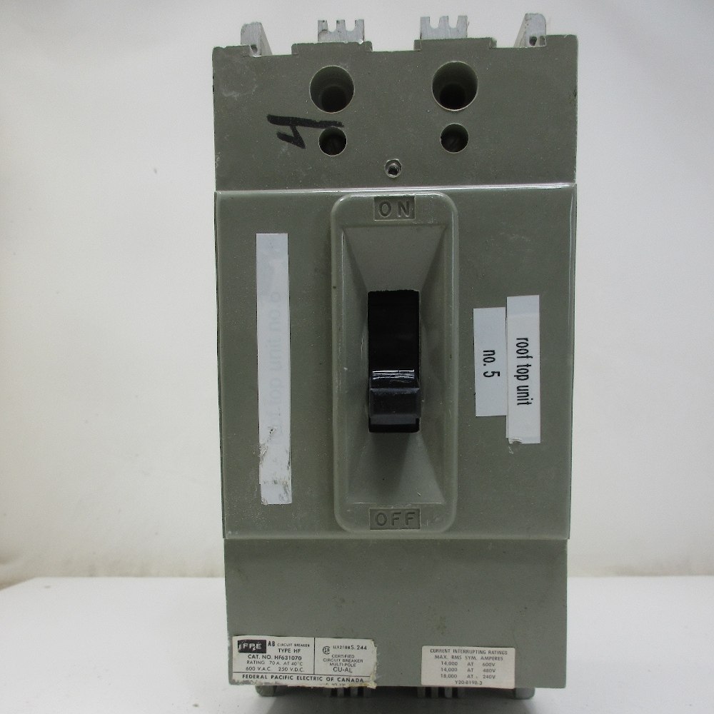 Disyuntor FPE HF de 70 amperios
