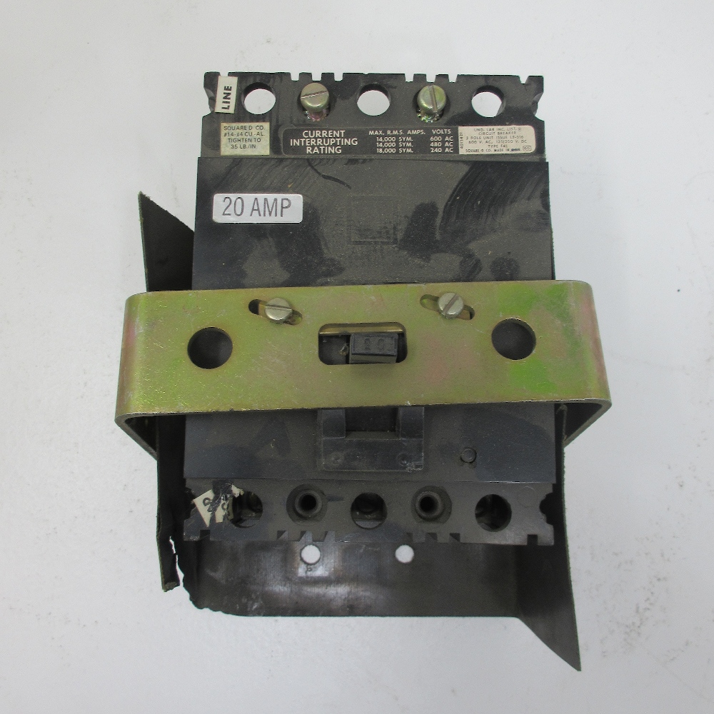 Square D FAL 20 Amp Breaker