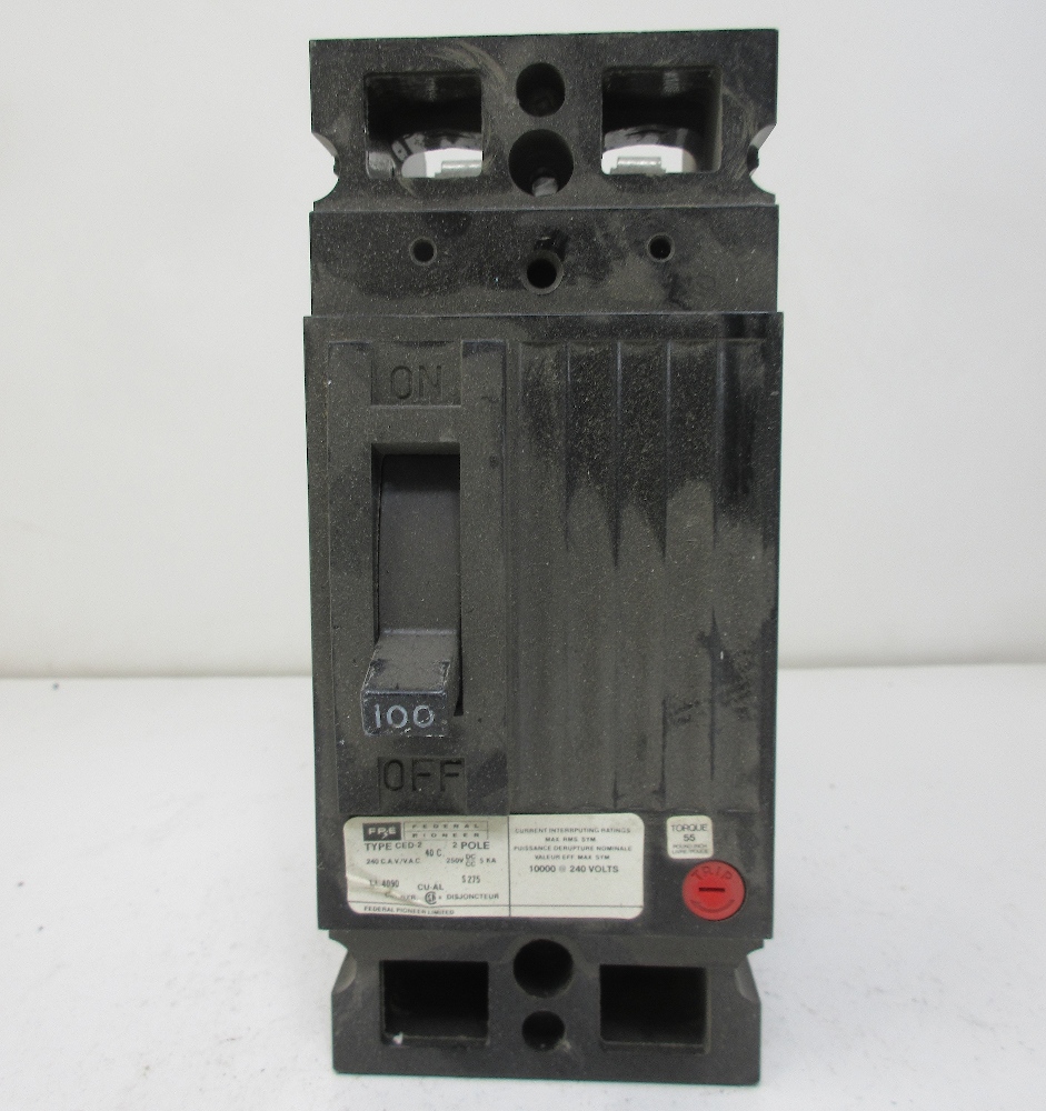 FPE CED 100 Amp Breaker