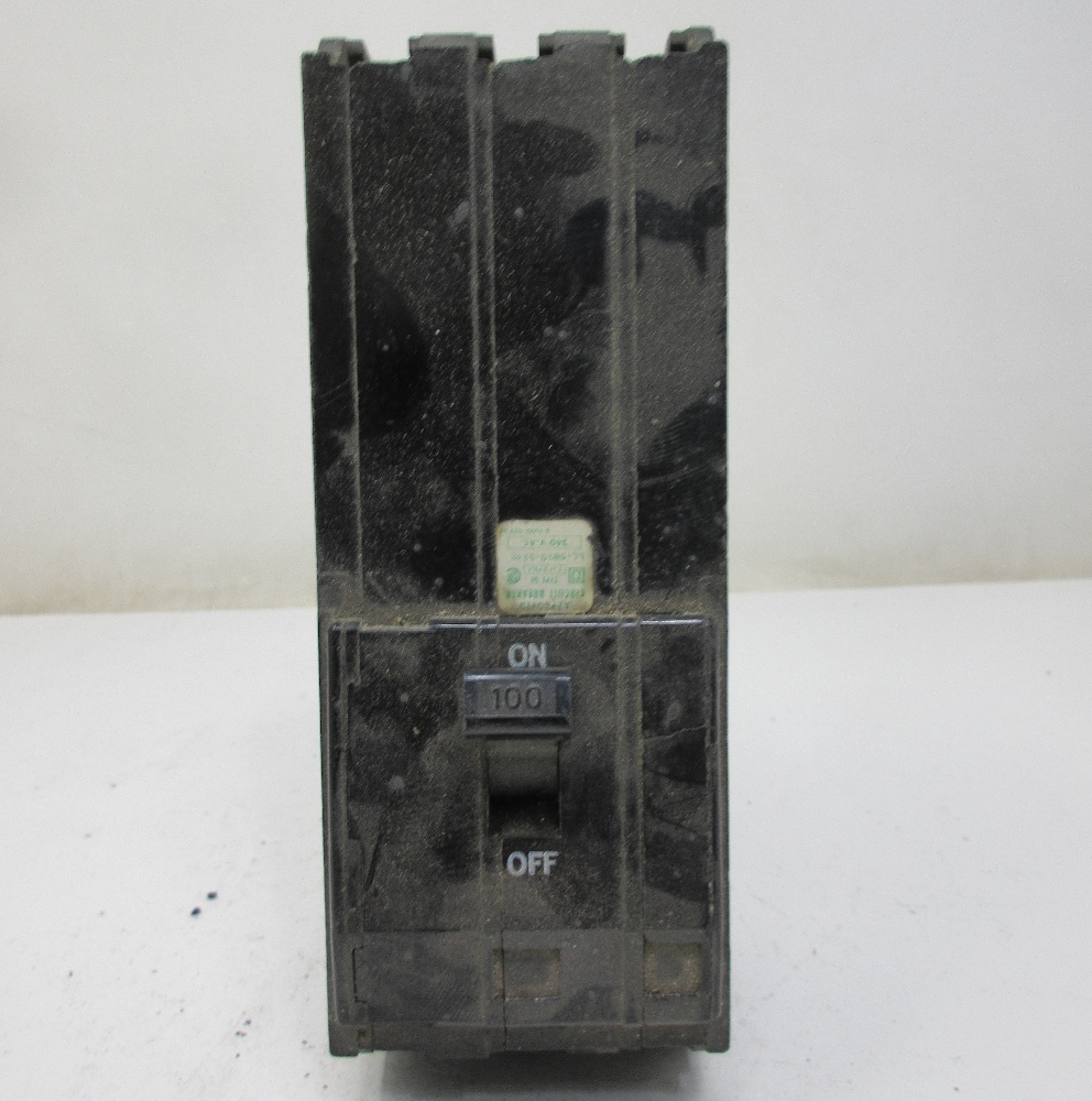 Square D Q13100 100 Amp Breaker