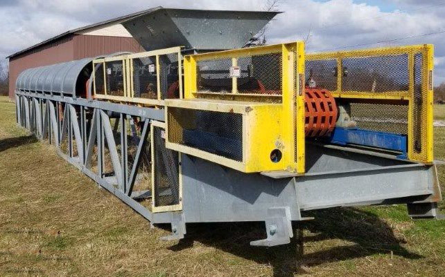 30in x 160ft Inclined Covered Conveyor