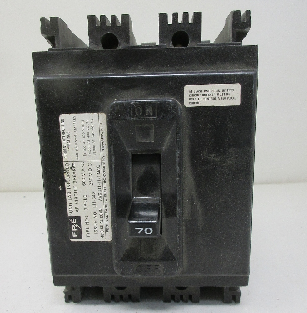 FPE NEG 70 Amp Breaker