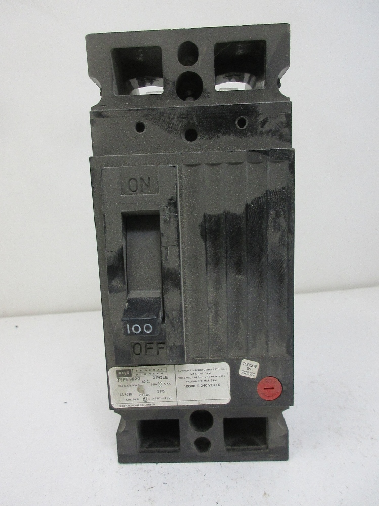 FPE CED 100 Amp Breaker