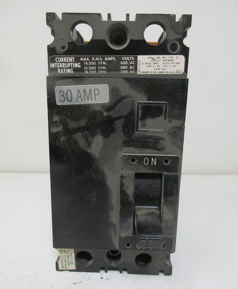 Square D FAL 30 Amp Breaker