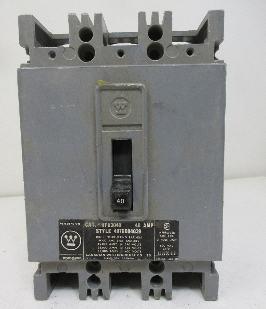 Westinghouse HFB 40 Amp Breaker