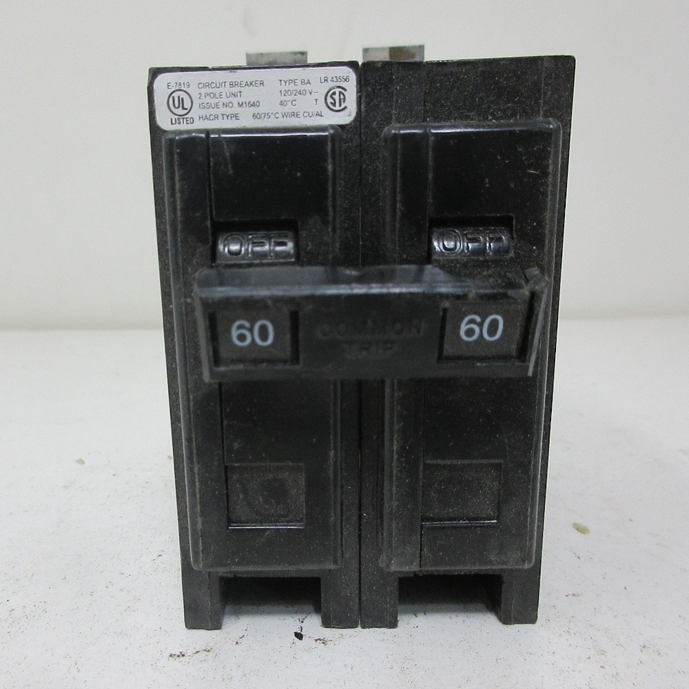Cutler Hammer BAB 60 Amp Breaker