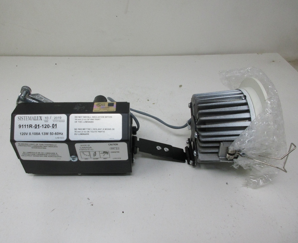 Lumière et ballast LED Sistemalux 4 pouces 3000K