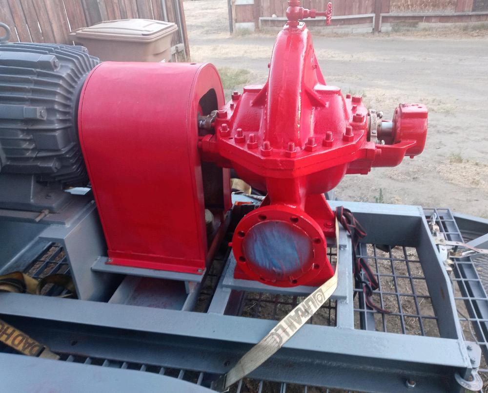 Worthington 8in x 5in Split Case Fire Pump