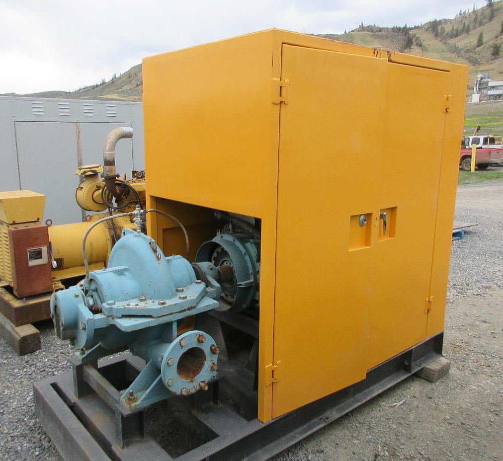 Pompe à entraînement diesel à boîtier divisé de 8 po x 6 po