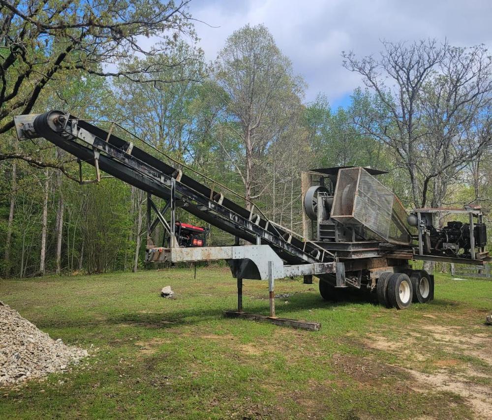 Portable 12in x 20in Jaw Crusher Plant