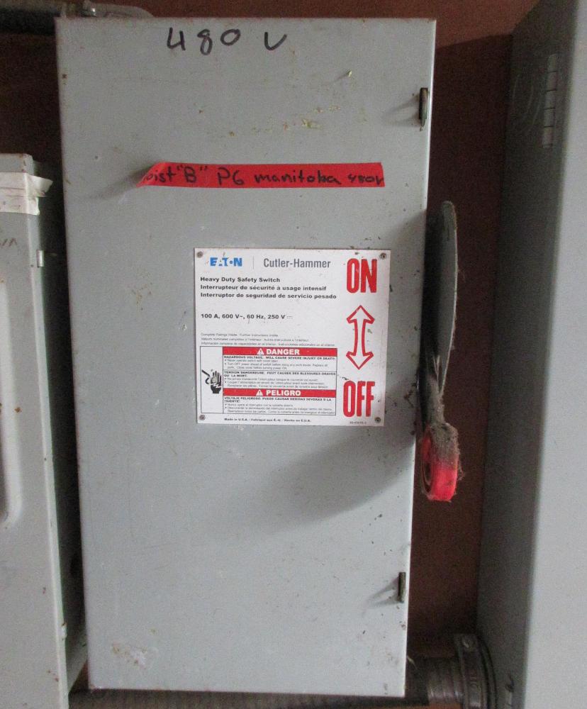 Eaton 100 Amp Fusible Disconnect
