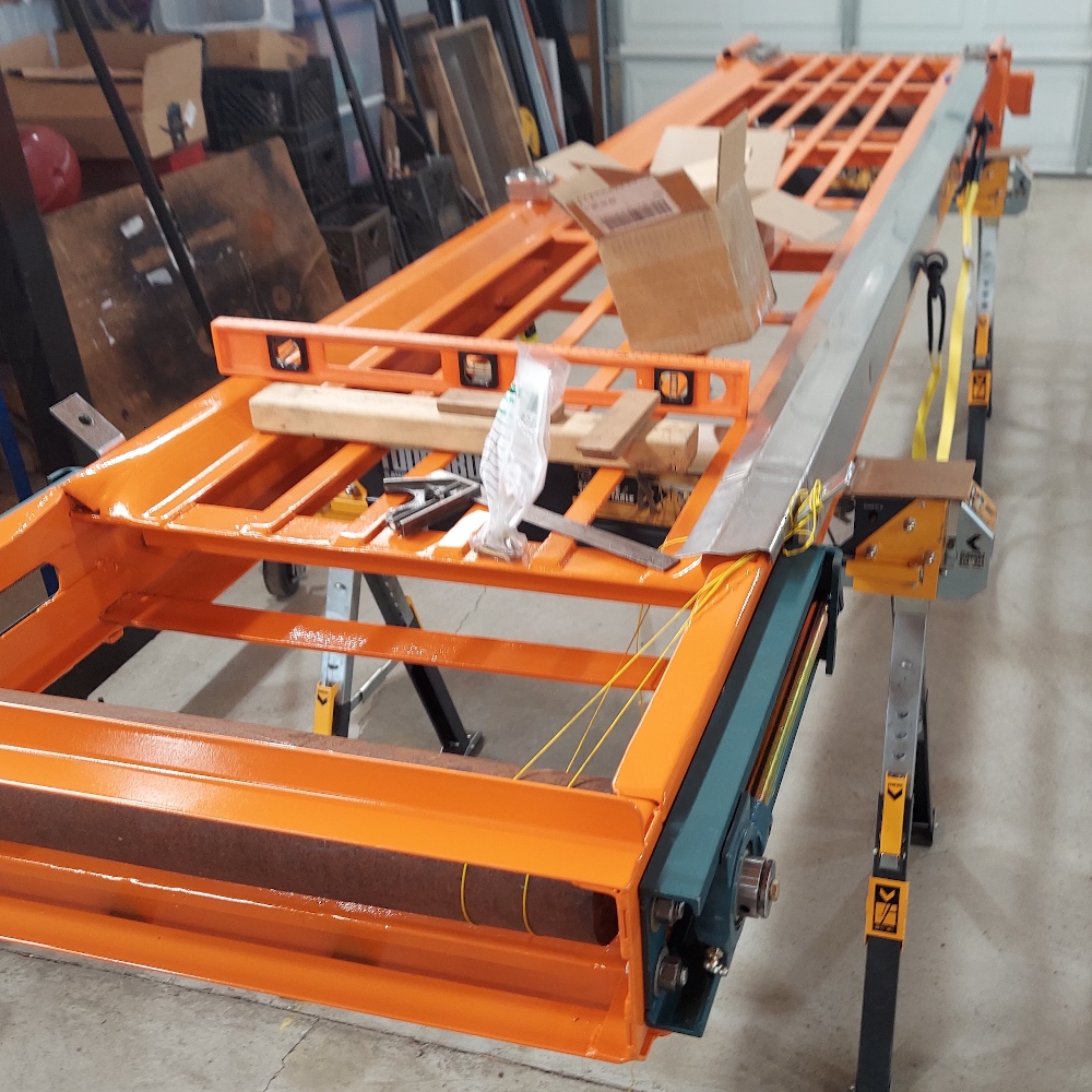 24in Wide x 12ft Long Flat Conveyor
