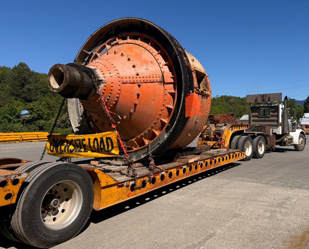 Hardinge 8ft Dia. x 4ft Long Conical Ball Mill
