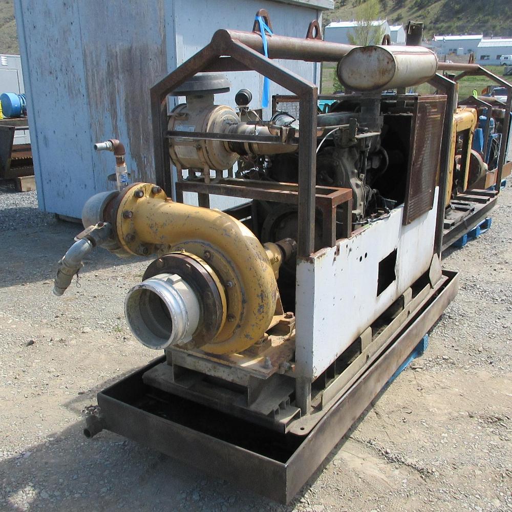 Pompe à entraînement diesel Weinman 8 po x 6 po