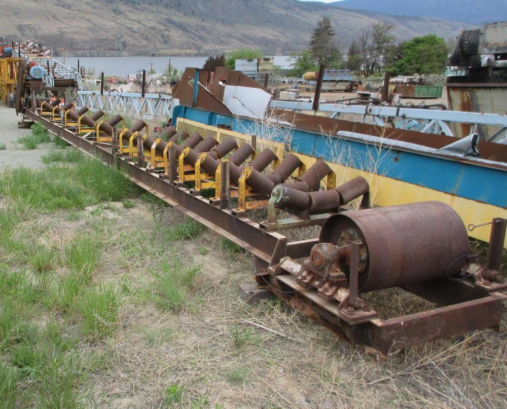 24in Wide x 46.5ft Long Channel Conveyor