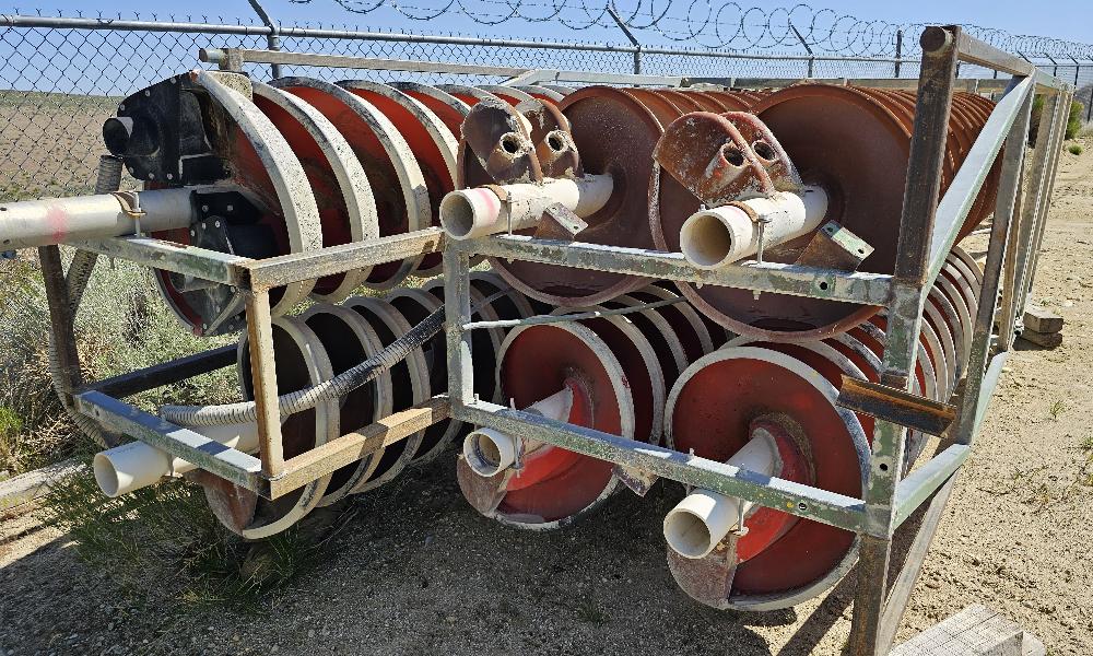 (6) Reichert LG-7 Spiral Concentrators