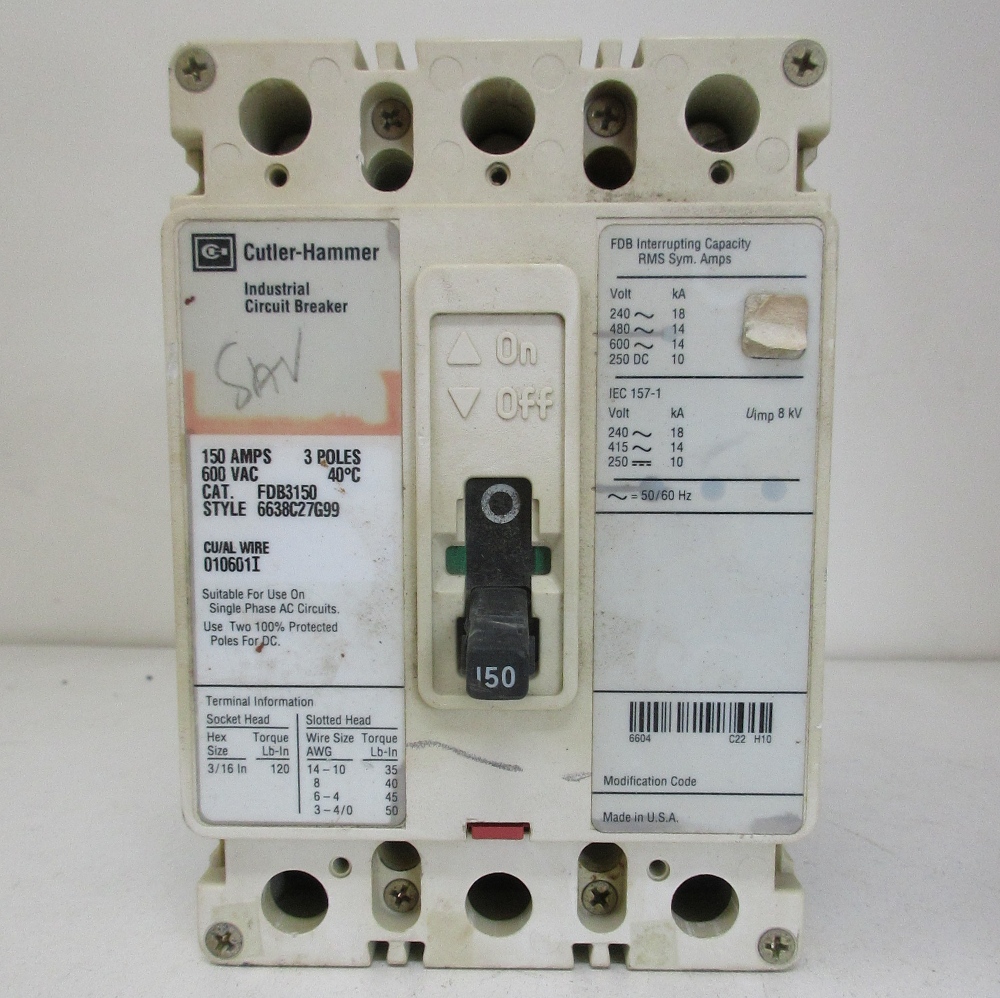 150A Cutler-Hammer FDB3150 Breaker