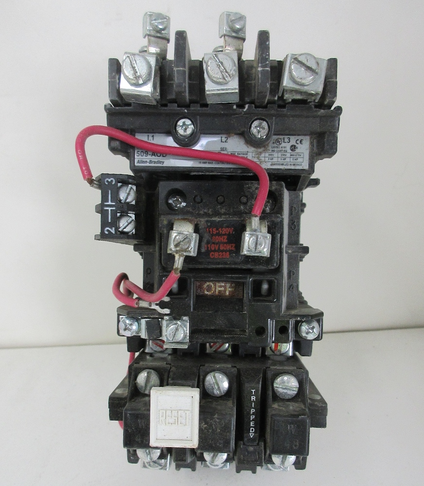 Allen Bradley Size 0 509-AOD Starter