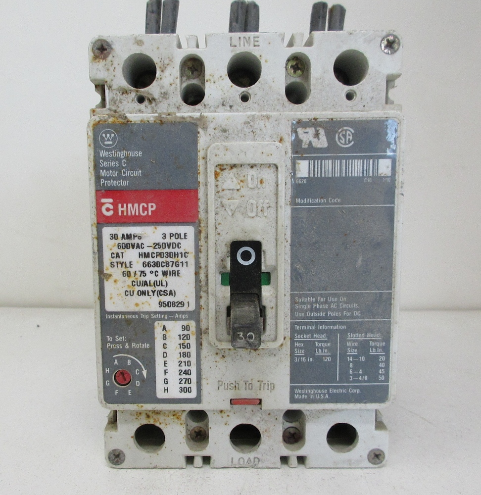 30A Westinghouse HMCP Breaker