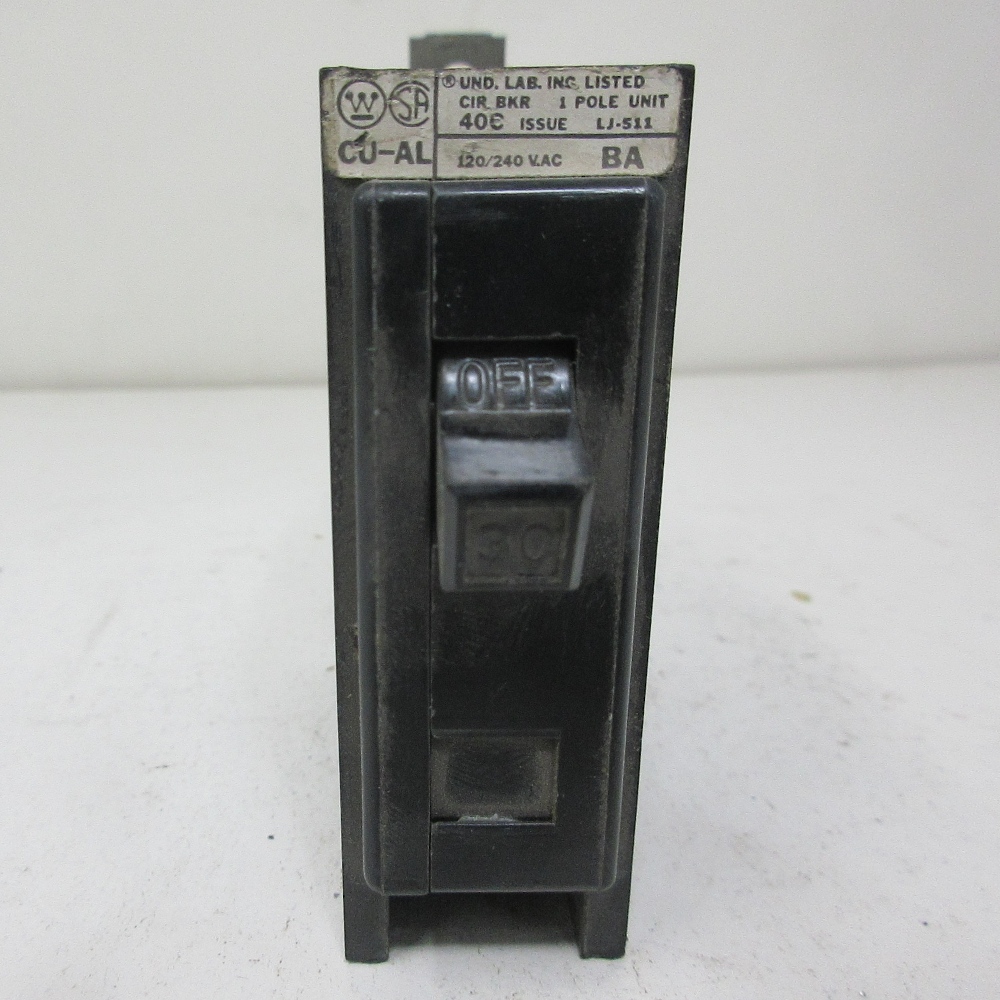 Westinghouse Quicklag BA 30 Amp Breaker