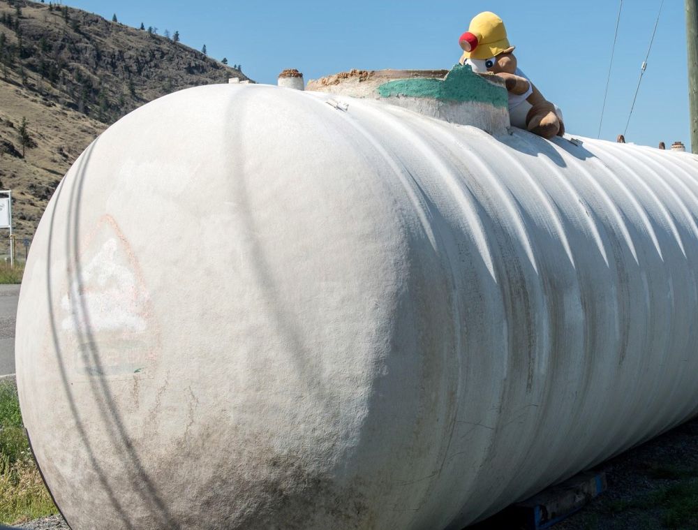 Réservoir en fibre de verre de 14 500 gallons