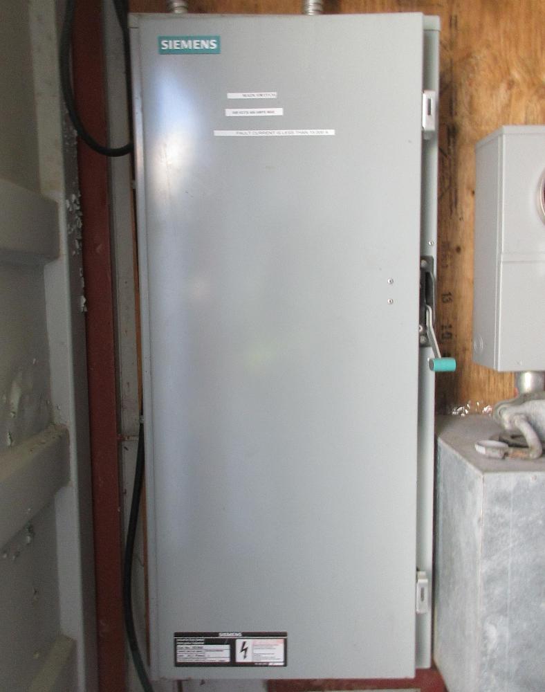 Siemens 600 Amp Fusible Disconnect