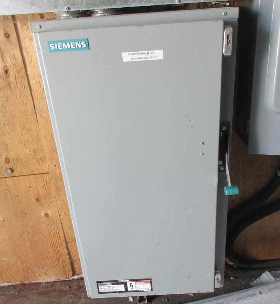 Siemens 400 Amp Fusible Disconnect