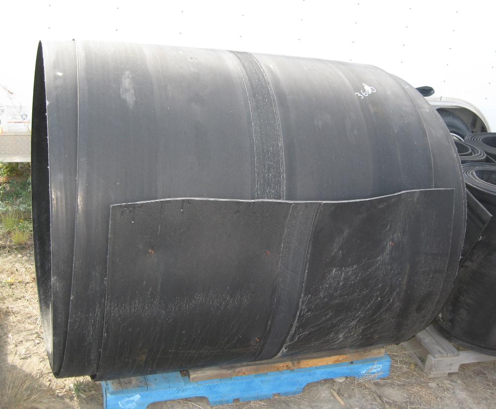 Bande transporteuse de 48 pouces de large x 377 pieds de long