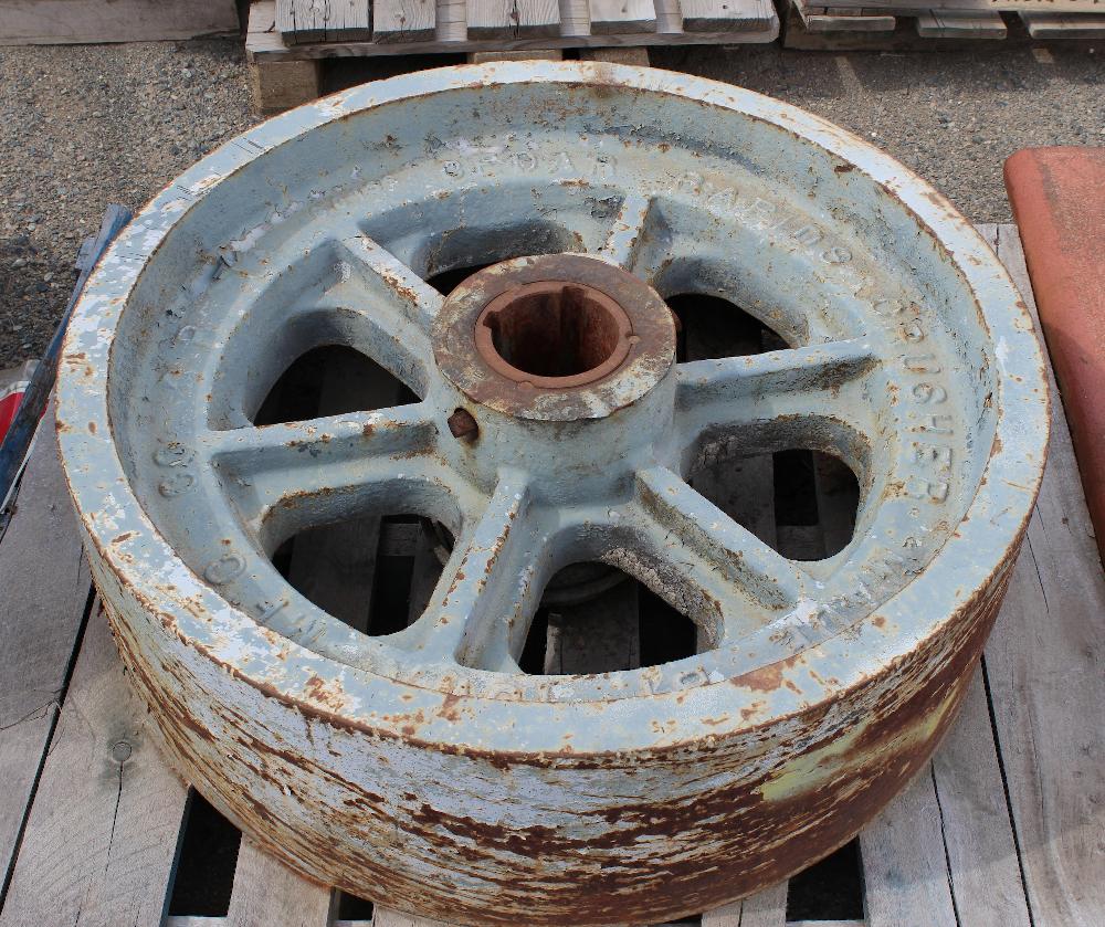 36in Spoked Cedarapids Jaw Crusher Flywheel