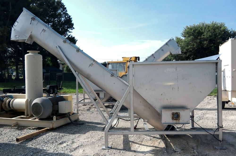 RMF 16 in Inclined Stainless Steel Screw Conveyor