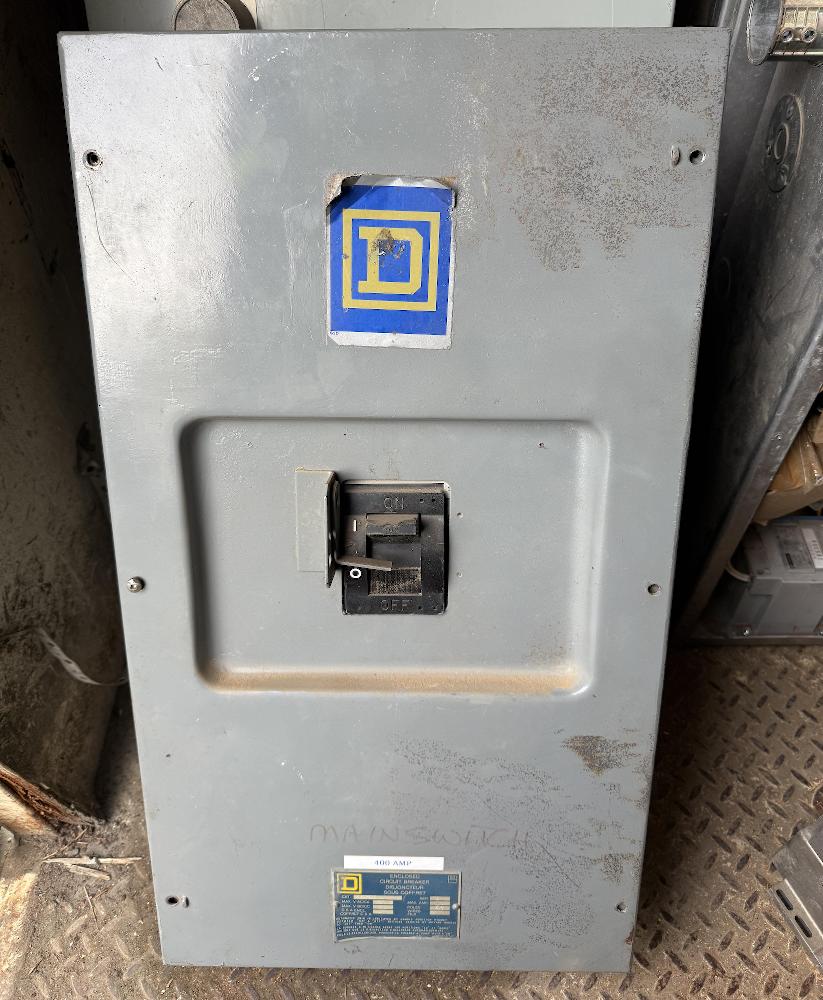 Square D 400 Amp Breaker and Enclosure