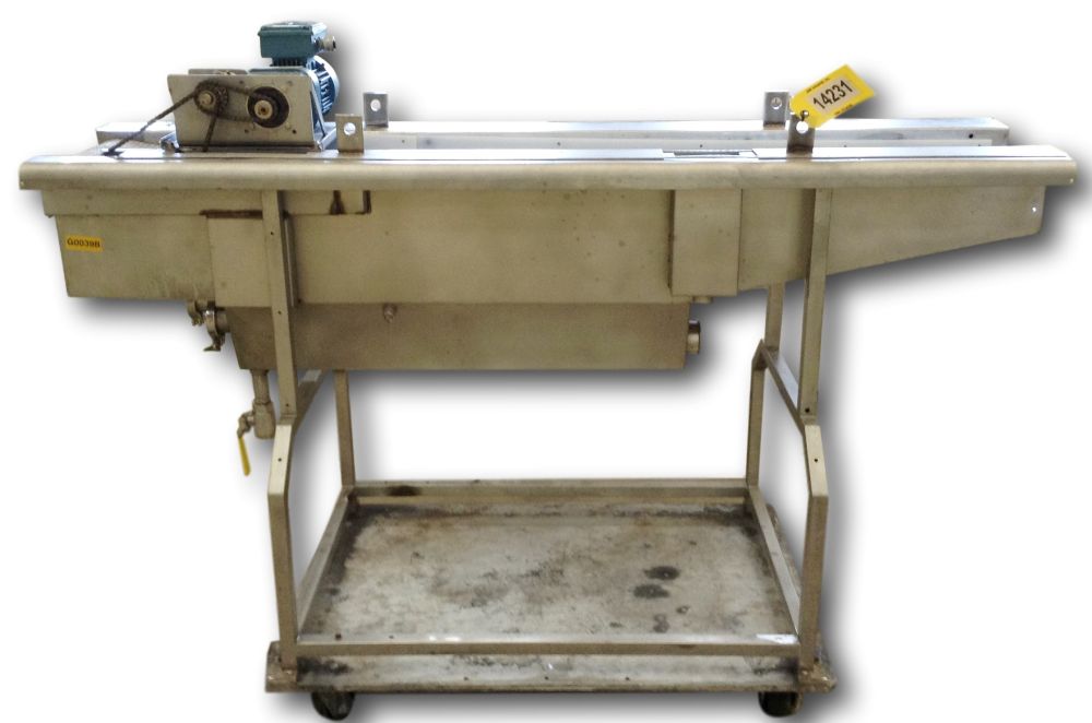 8 in x 77 in Stainless Steel Conveyor