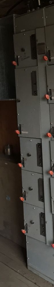 General Electric 600 Volt 8000 Line MCC Section
