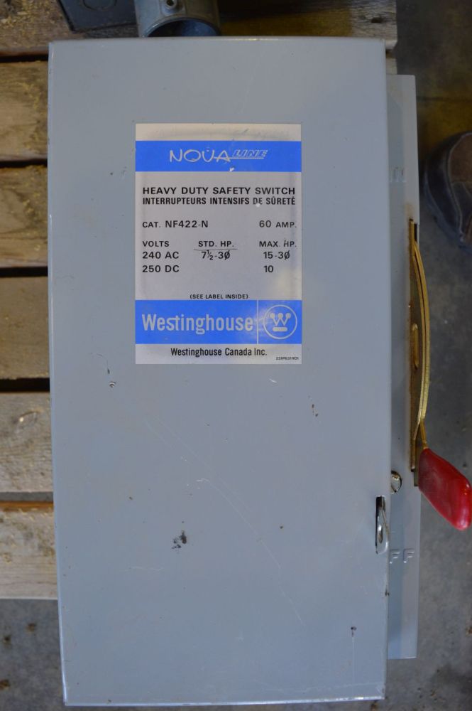 Déconnexion Westinghouse Nova Line 60 A