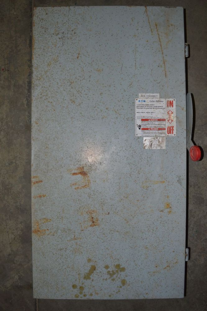 Cutler Hammer 400 amp Disconnect