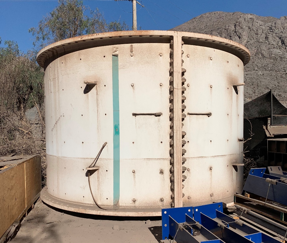 BML Minerals 15ft Dia. x 20ft Long Ball Mill