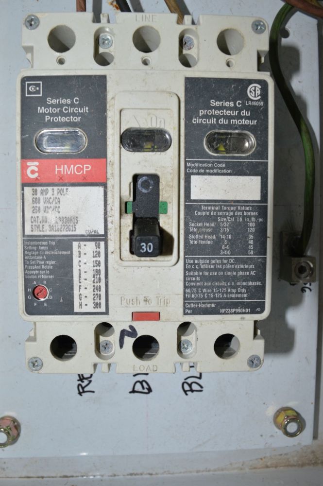 Disjoncteur Cutler Hammer 30 A