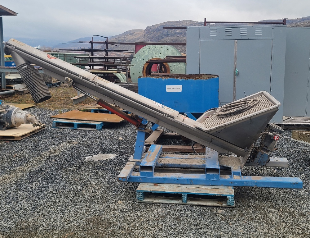 6in Dia. x 10ft Long Stainless Auger Feeder