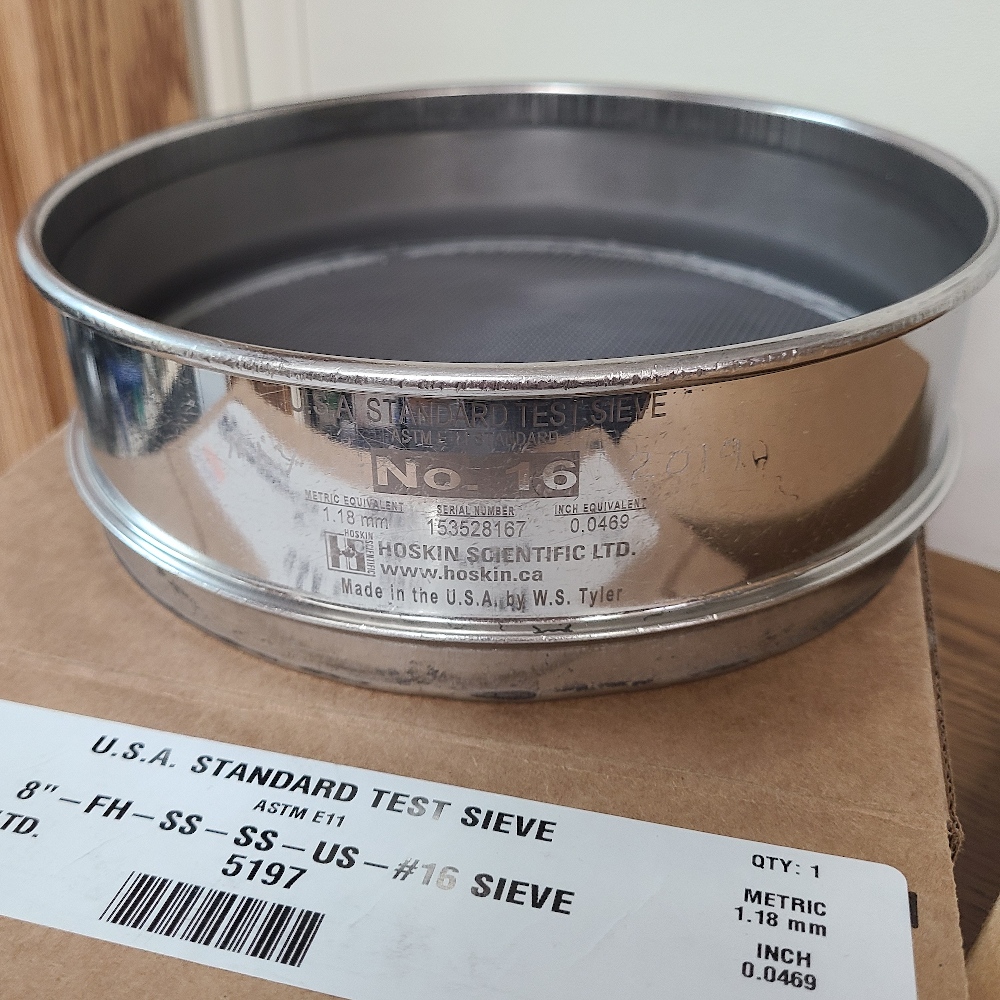 8in Dia. Test Sieve Package