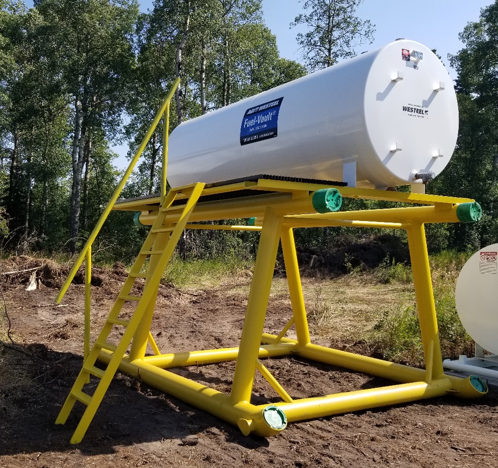 1000 Gallon Double-Wall Fuel Tank