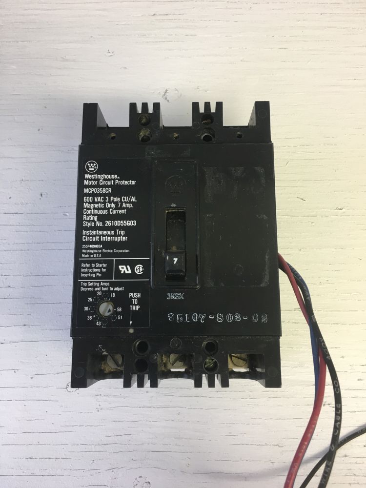 Westinghouse 7 Amp Breaker