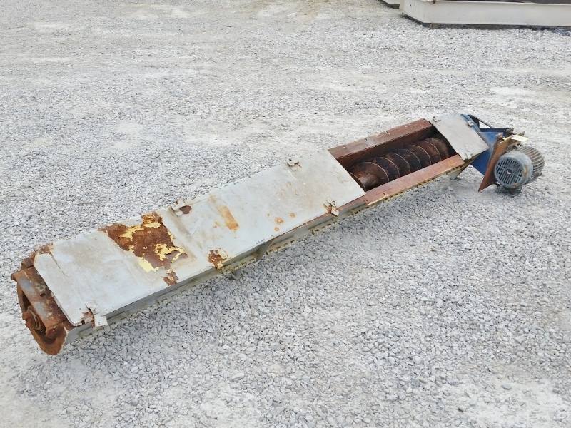 9 in x 10 ft Screw Conveyor