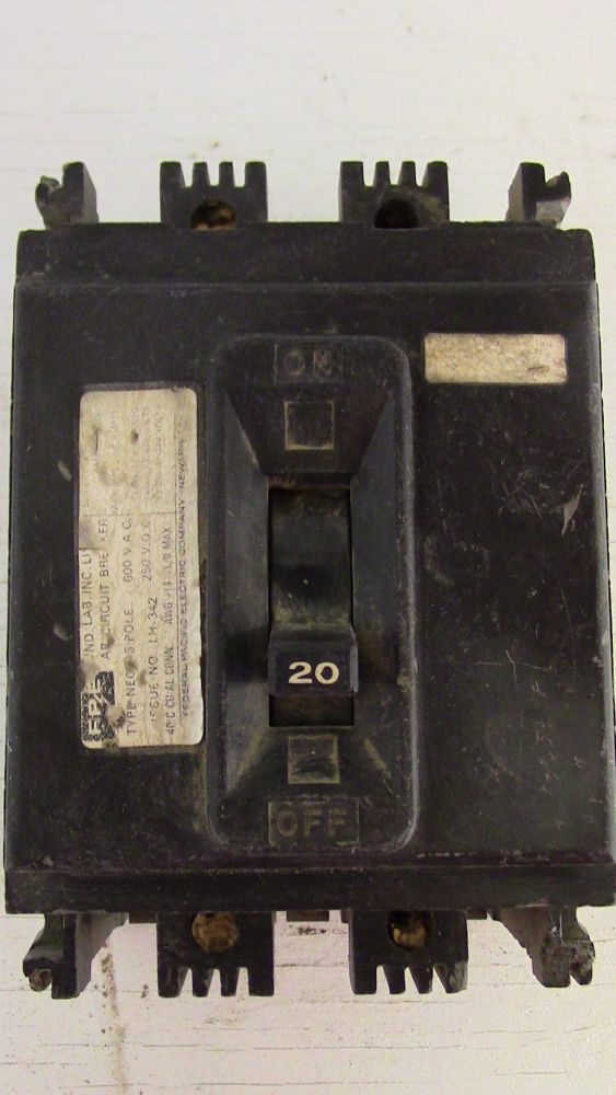 Federal Pioneer 20 Amp Breaker