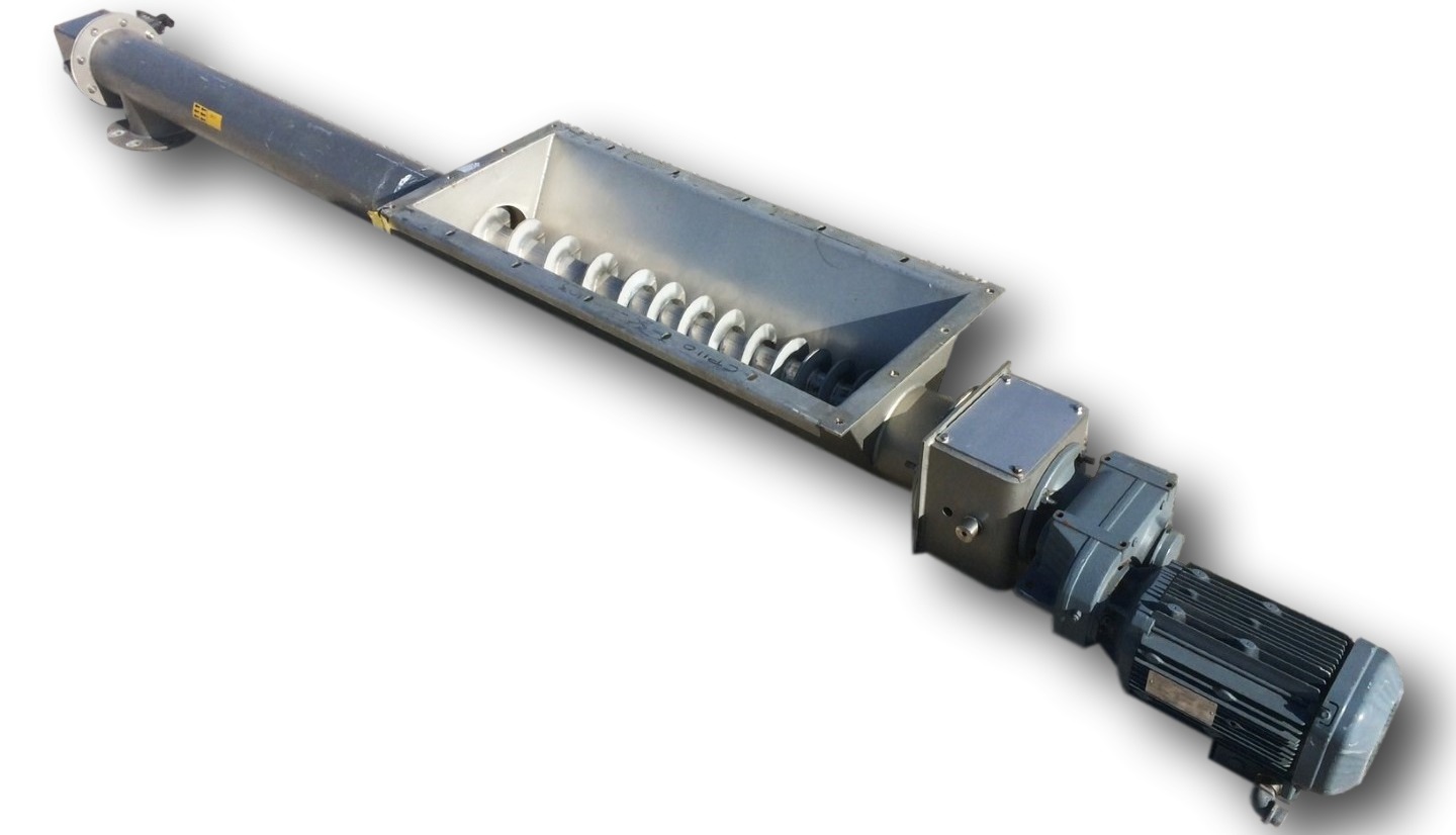 6 in x 8 ft Stainless Steel Screw Conveyor
