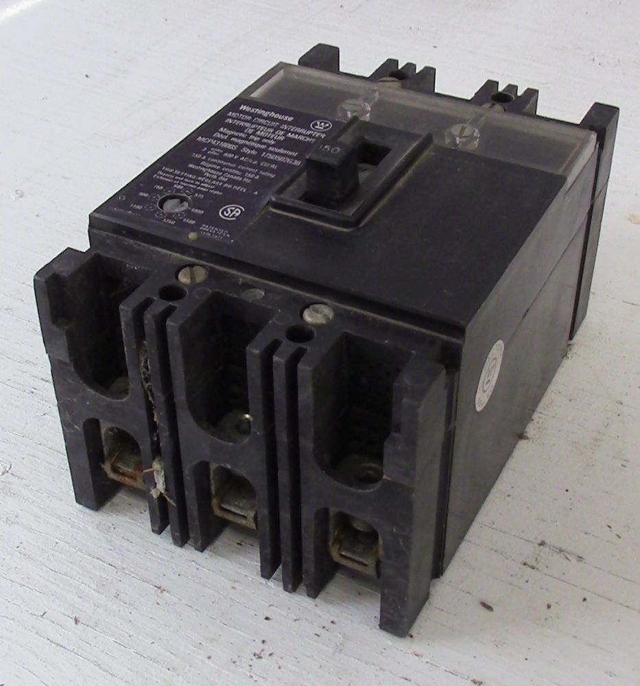 Westinghouse 3 Pole 150 Amp MCP Breaker