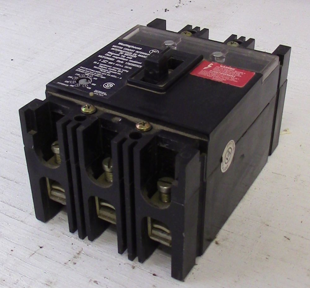 Westinghouse 3 Pole 50 Amp MCP Breaker